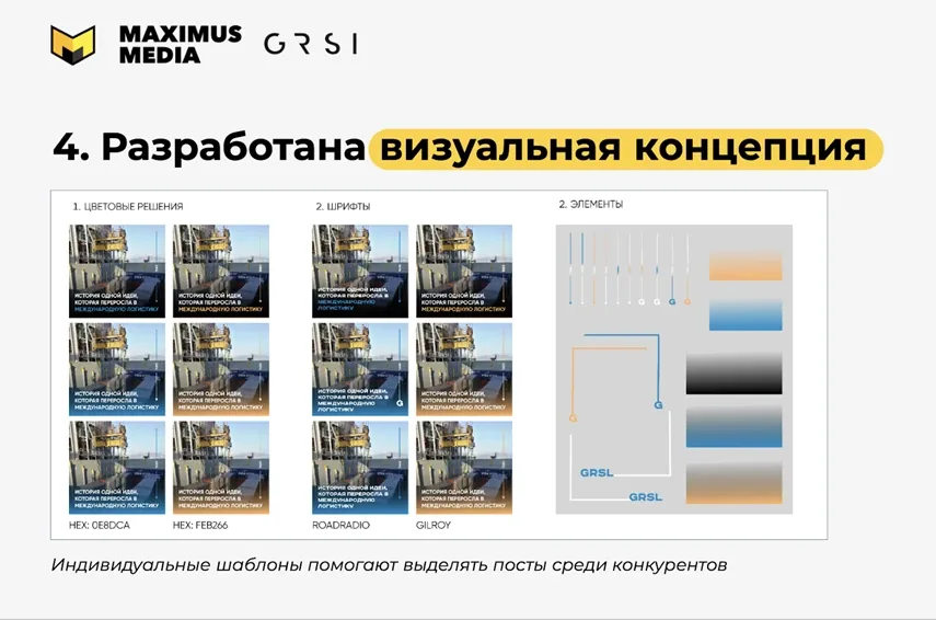 Скриншот из проекта — ГК SL / GRSL