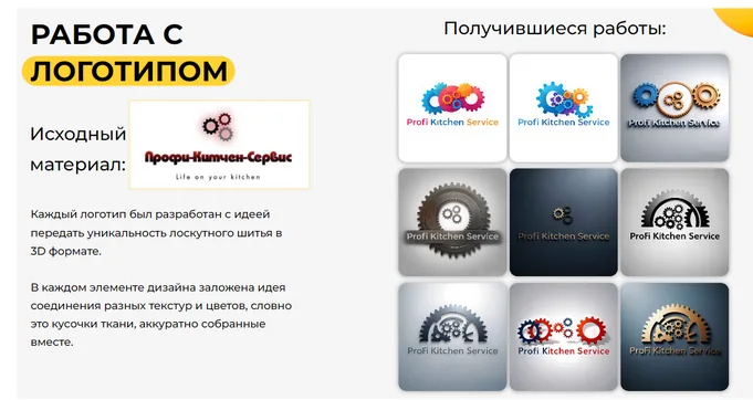 Скриншот из проекта — Profi Kitchen
