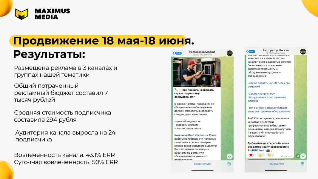 Скриншот из проекта — Profi Kitchen