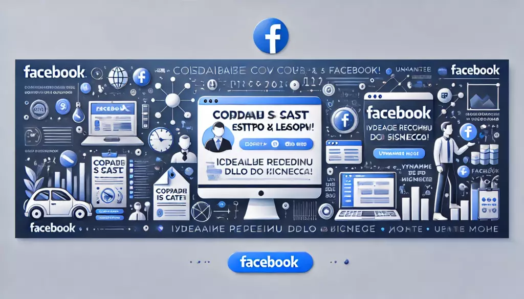 Dall·e 2024 06 28 21.35.16 A Wide Banner Ad For Website Creation Size 1000x280 Pixels Designed In The Style Of Facebook. The Banner Features A Sleek And Modern Design With Tex maximusmedia